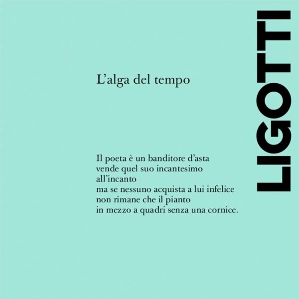 Giuseppe Elio Ligotti L'alga del tempo Molesini Editore Venezia 2023